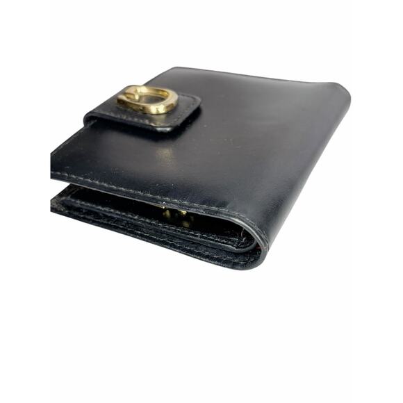 Gucci Horsebit Black Leather Kisslock Wallet w/ Gold Hardware - Picture 8 of 14